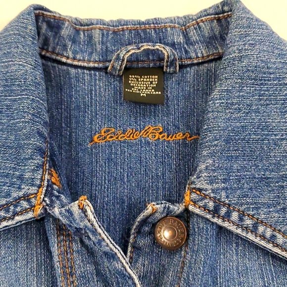 Eddie Bauer Demin Jacker - Picture 2 of 6